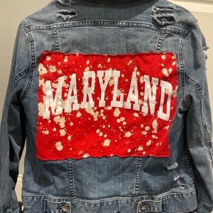 University of Maryland Jean Jacket